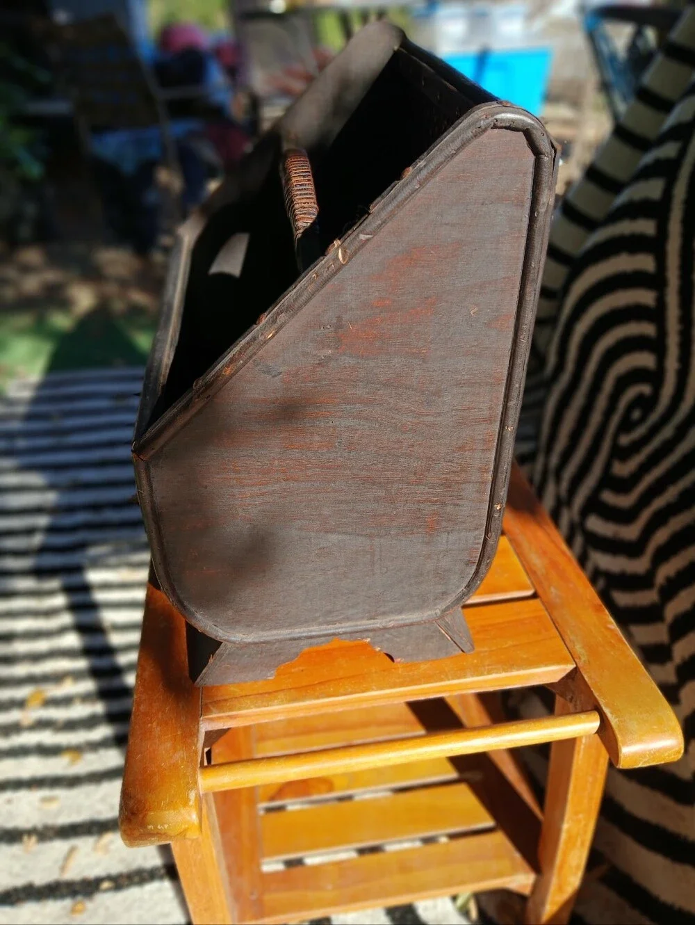 Vintage Ratan Magazine Rack *See Description*